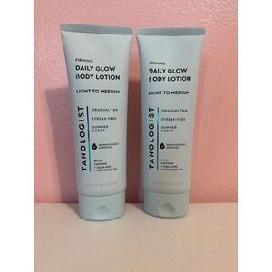 Tanologist Firming Daily Glow Body Lotion Light to Medium Gradual Tan 2 Pack